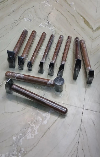 Set black iron hammer - 10,