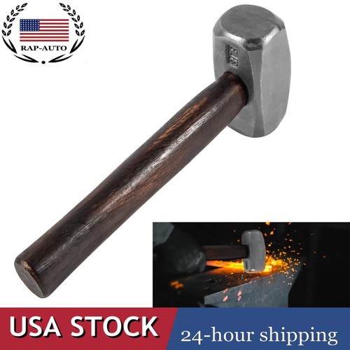 3lb blacksmith hammer handmade - 3lb,