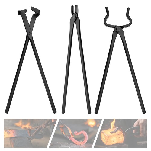 3pcs blacksmith tongs set - blacksmith,